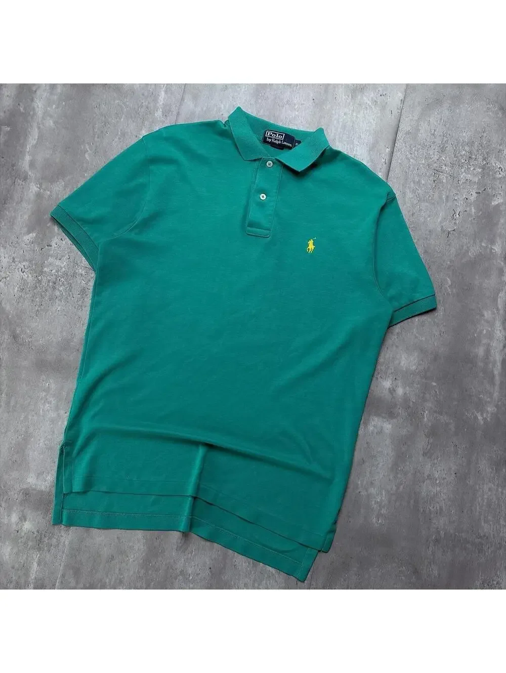 Vintage Teal Polo Ralph Lauren Logo Polo Shirt